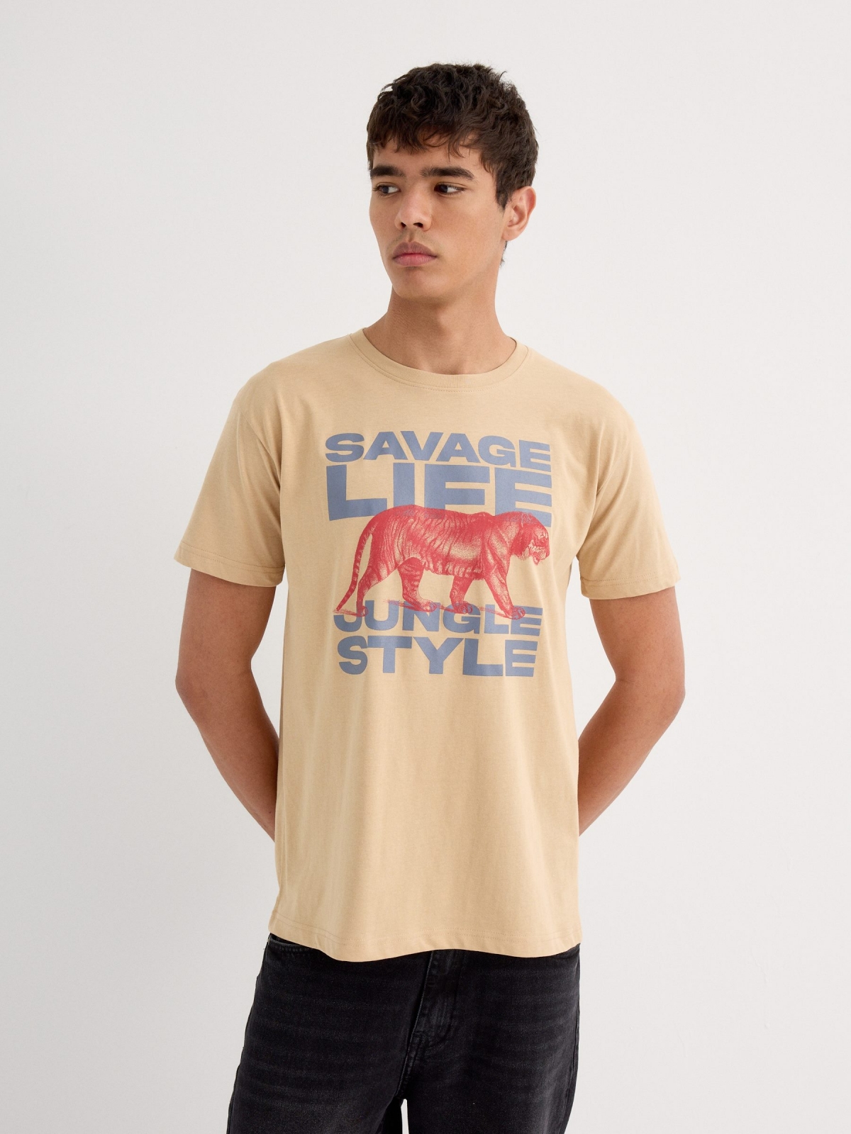 Camiseta manga corta Savage arena vista media frontal