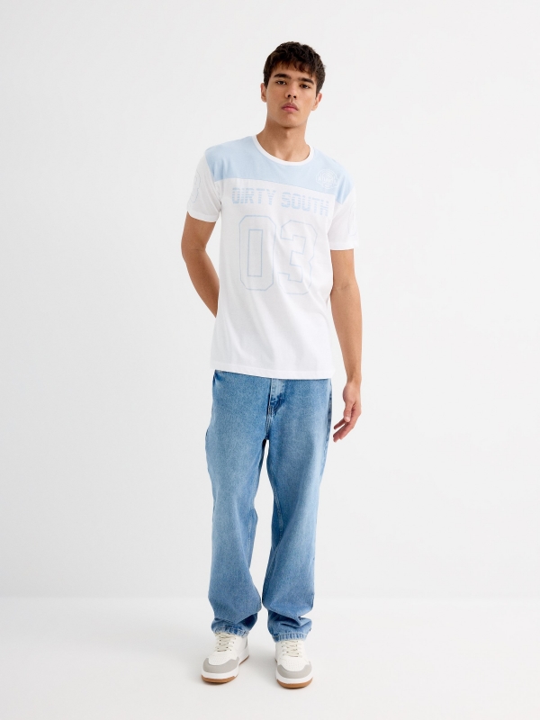 Short sleeve t-shirt 03 white general front view