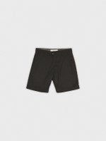 %Pto% Bermuda poplin black front view