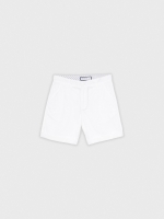 %Pto% Bermuda poplin white front view