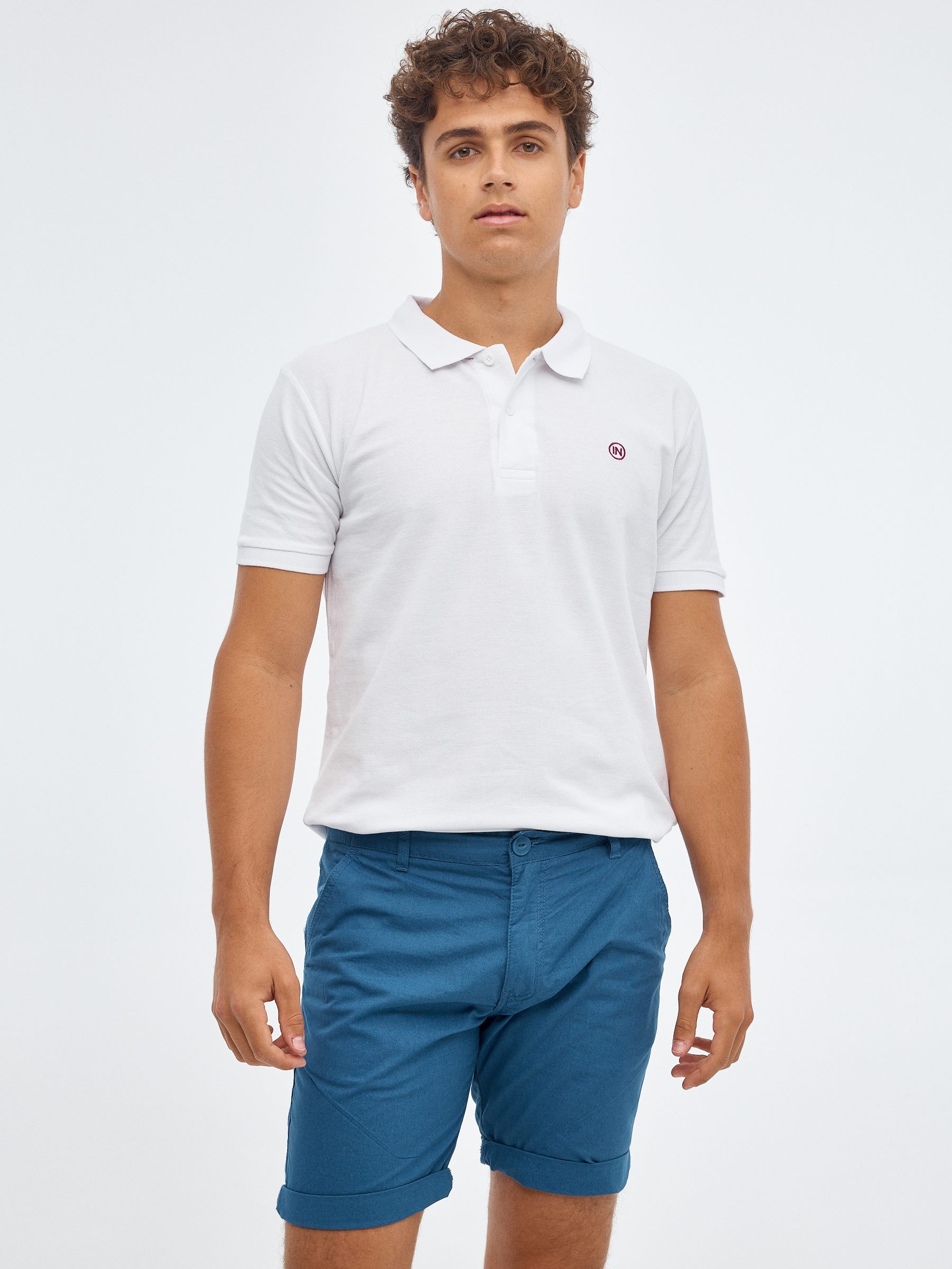 INSIDE Bermuda popelín, Azul, 46