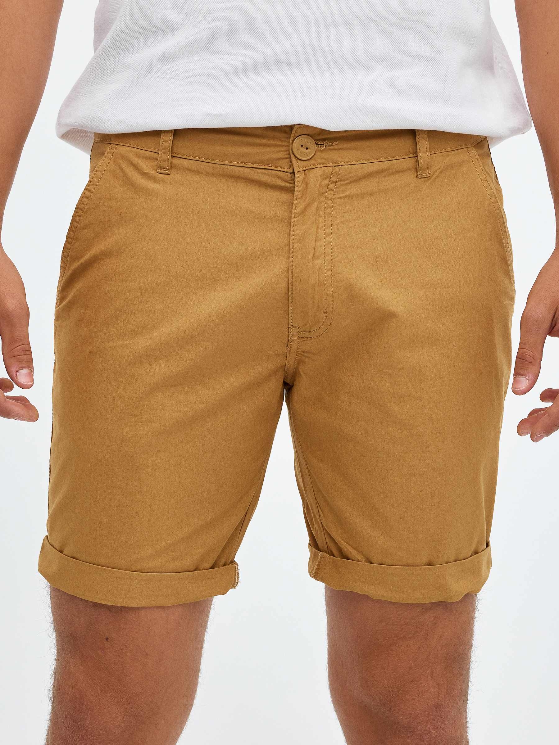 Bermuda poplin yellow middle front view