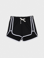 %Pto% Short contrasting trims black front view