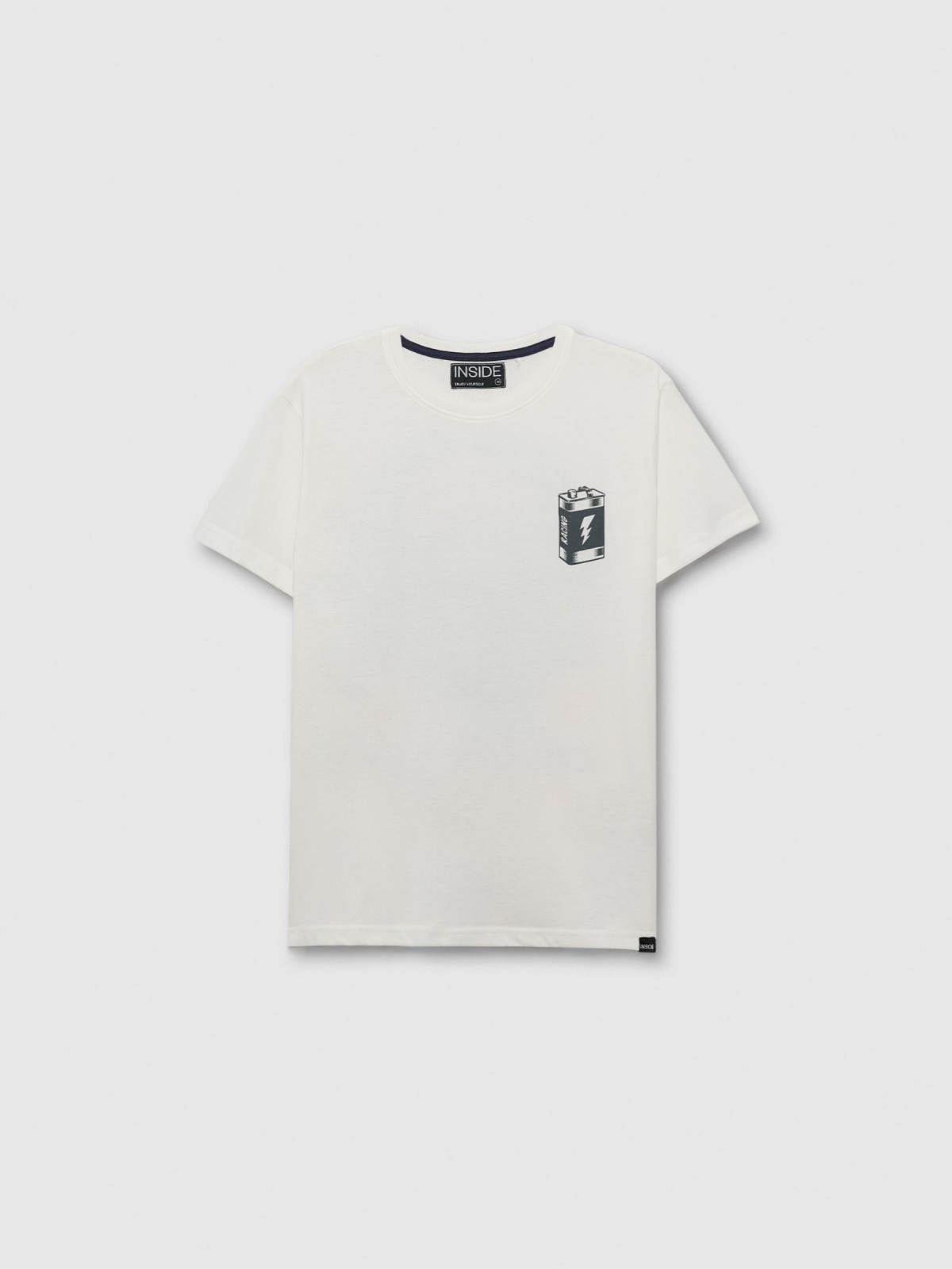  Short sleeve shirt Pila off white front view