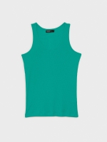 %Pto% Camiseta básica espalda nadadora verde vista frontal