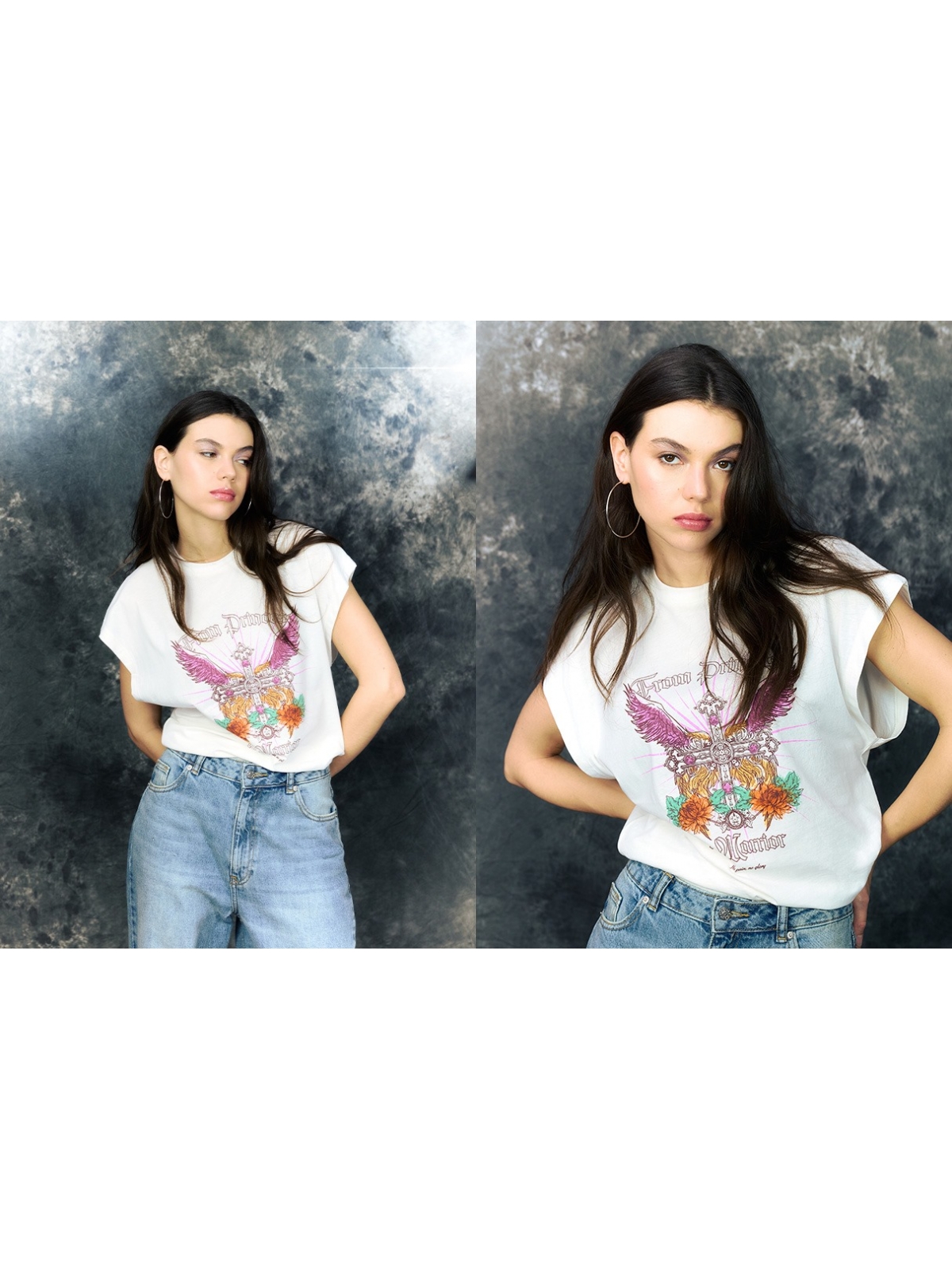 %NewExtra% T-shirt From Princess off white