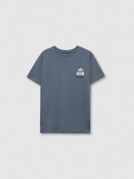 %Pto% Sumo T-shirt blue front view