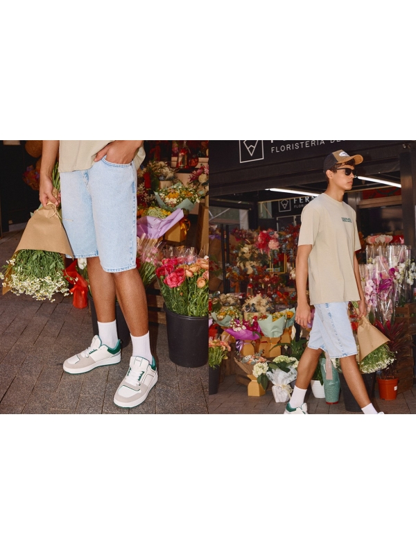  Bermuda jeans regular azul
