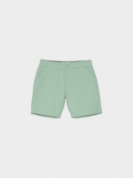 %Pto% Bermuda shorts with belt green