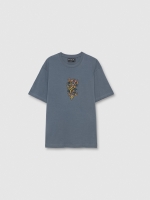 %Pto% Camiseta Dragão azul vista frontal