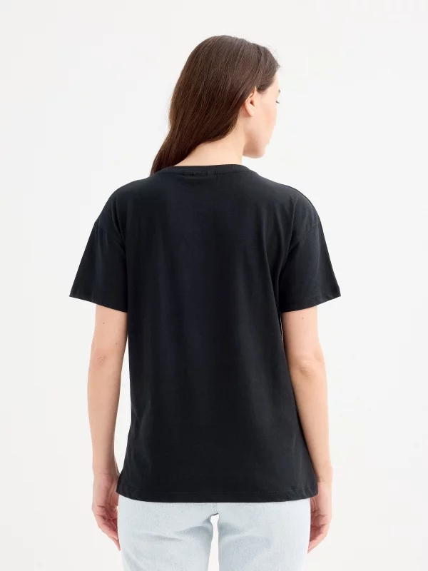 Camiseta Ramones negro vista media trasera