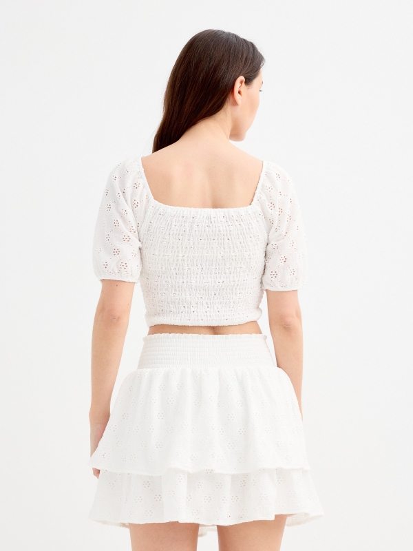 Saia midi estampada