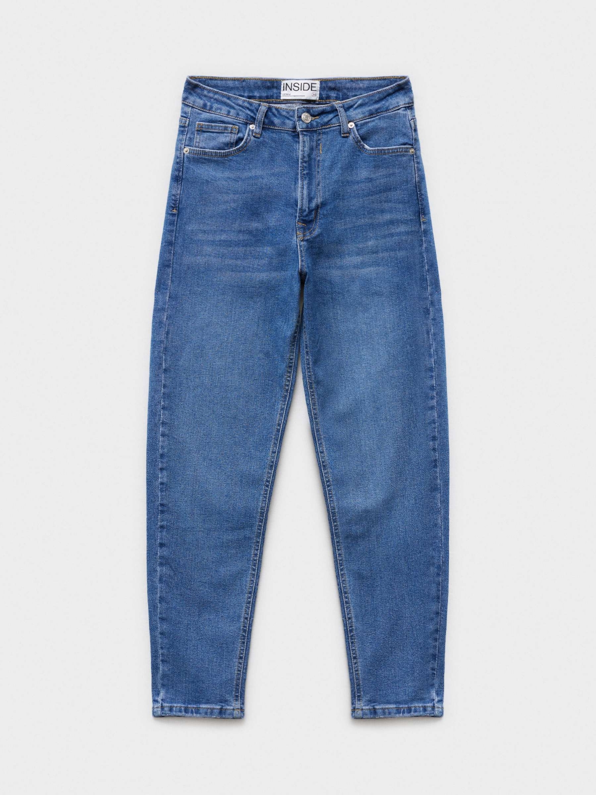  Jeans mom slim azul vista frontal