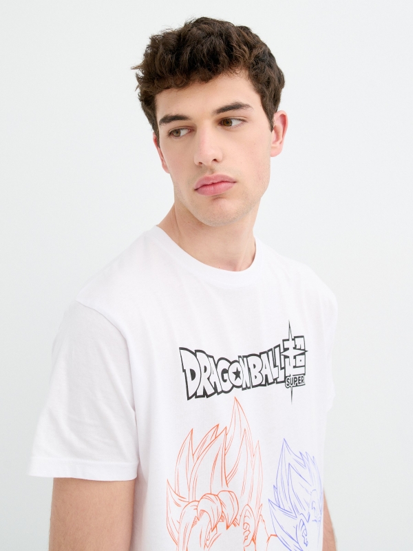 Dragon Ball T-shirt white detail view