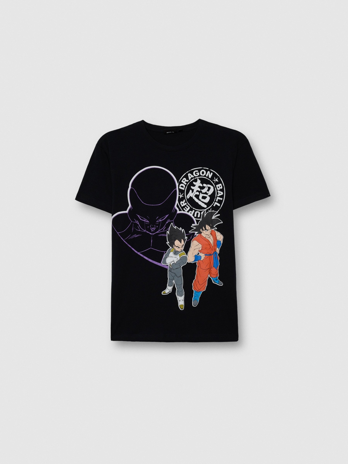  Camiseta Dragon Ball negro vista frontal