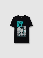 %Pto% Camiseta Dragon Ball negro vista frontal