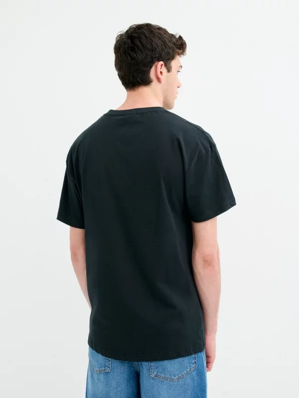 Camiseta Red Hot Chili Peppers negro vista media trasera