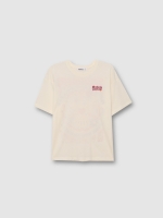 %Pto% Serenity oversized t-shirt off white front view