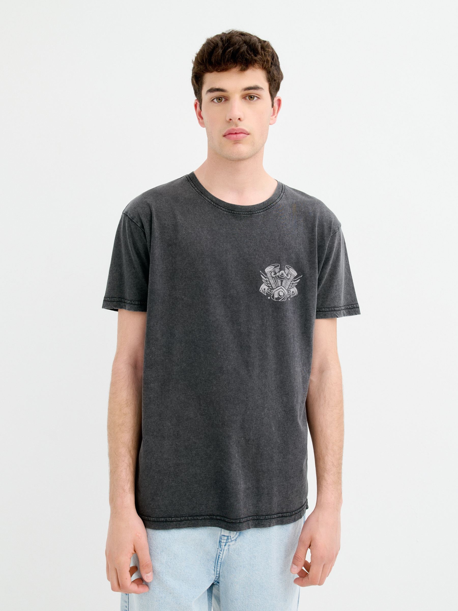 Ride till Death T-shirt black middle front view