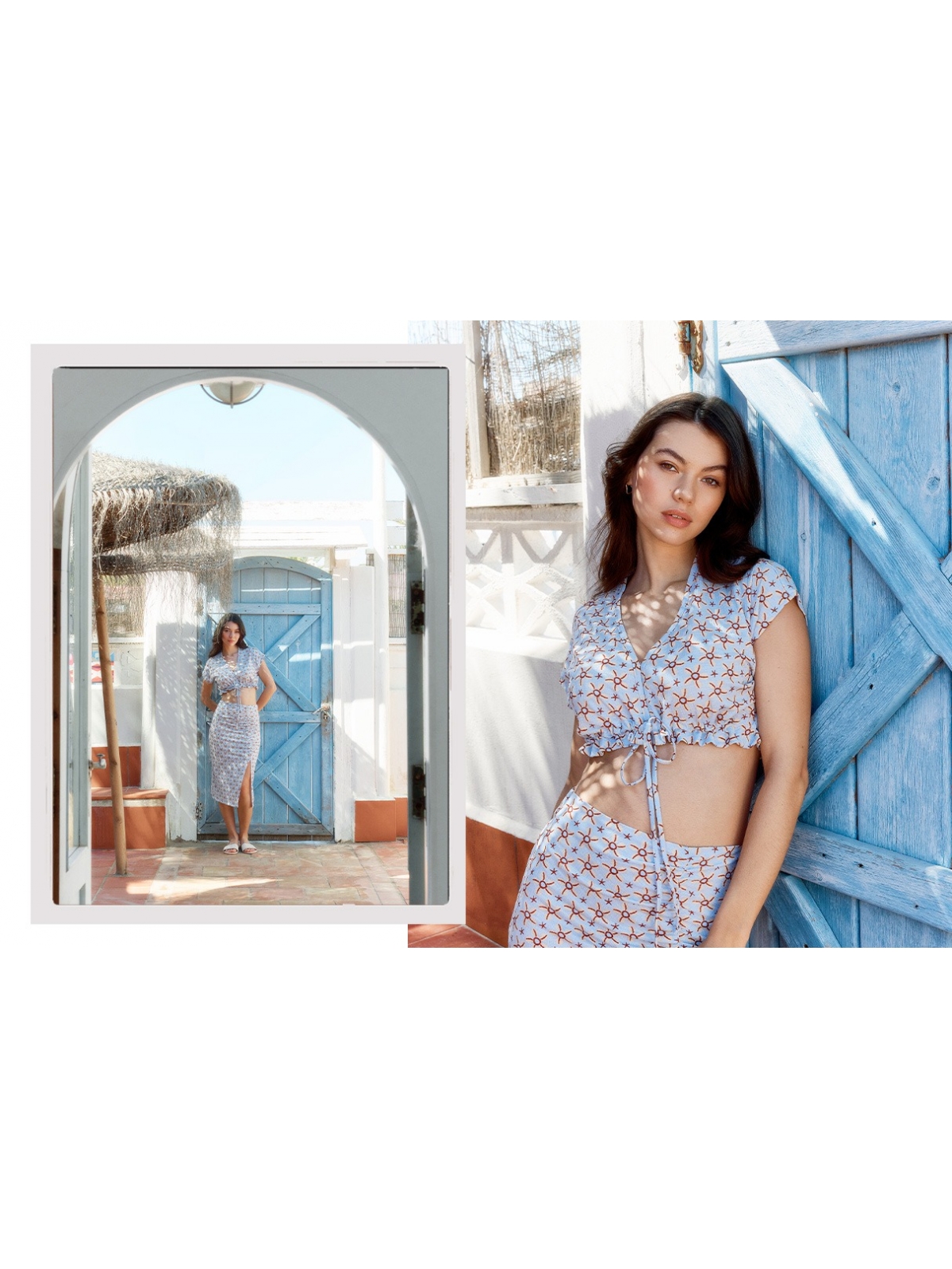 %NewExtra% Top flores y estrellas de mar azul claro