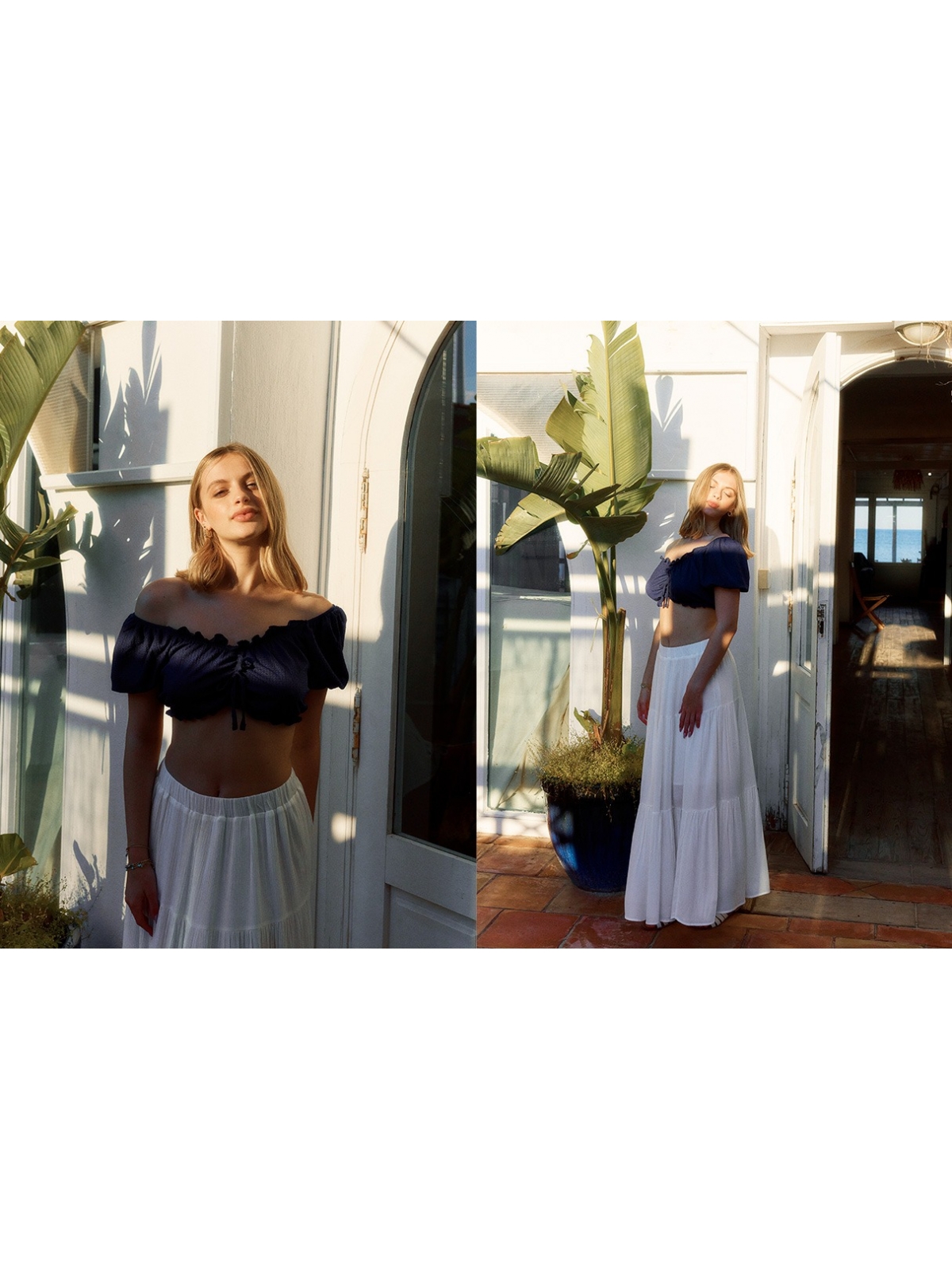 %NewExtra% Crop top with tie navy %NewExtra% Crop top with tie navy