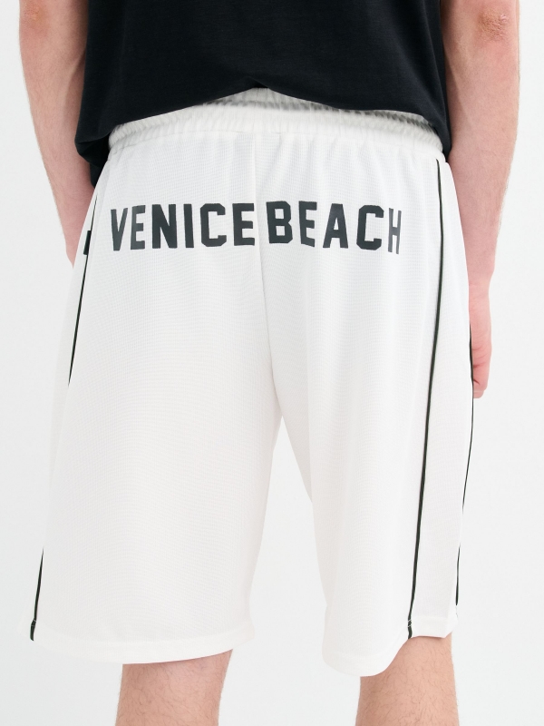 Venice Beach Bermudas white general front view