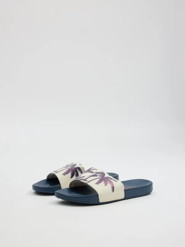 Flip-flops for palm trees sand 45º front view