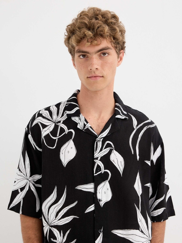  Printed Bermuda black