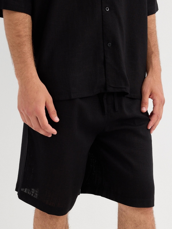  Black Bermuda black