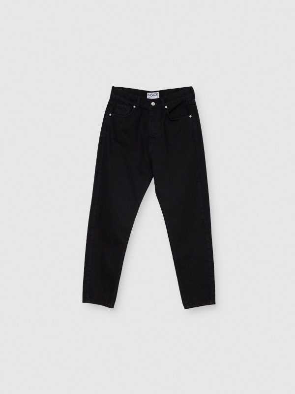  Jeans mom fit negro negro vista frontal