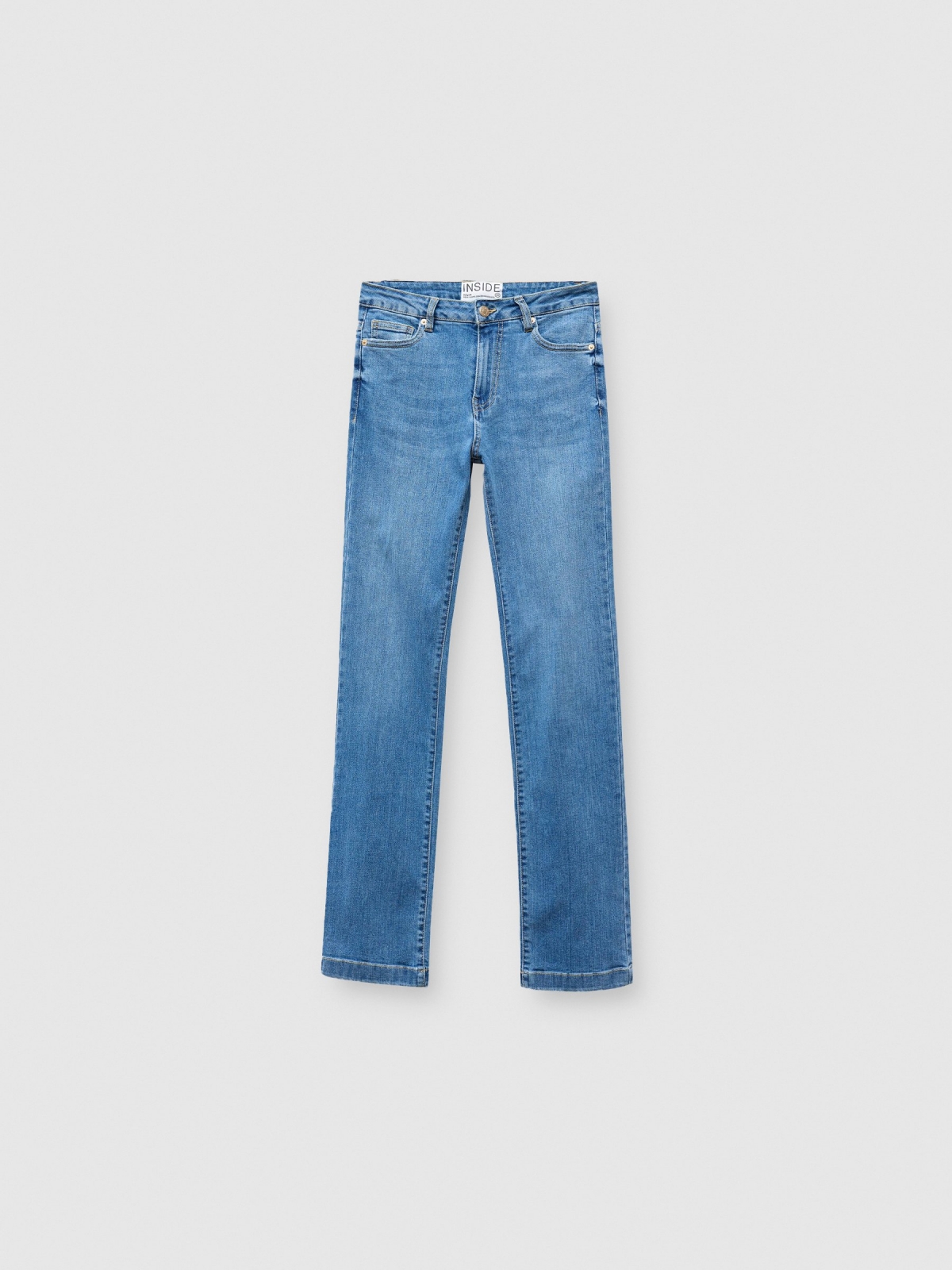 Straight jeans blue detail view