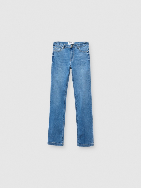 Straight jeans blue detail view