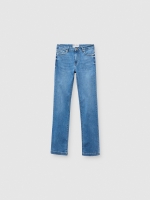 %Pto% Straight jeans blue front view