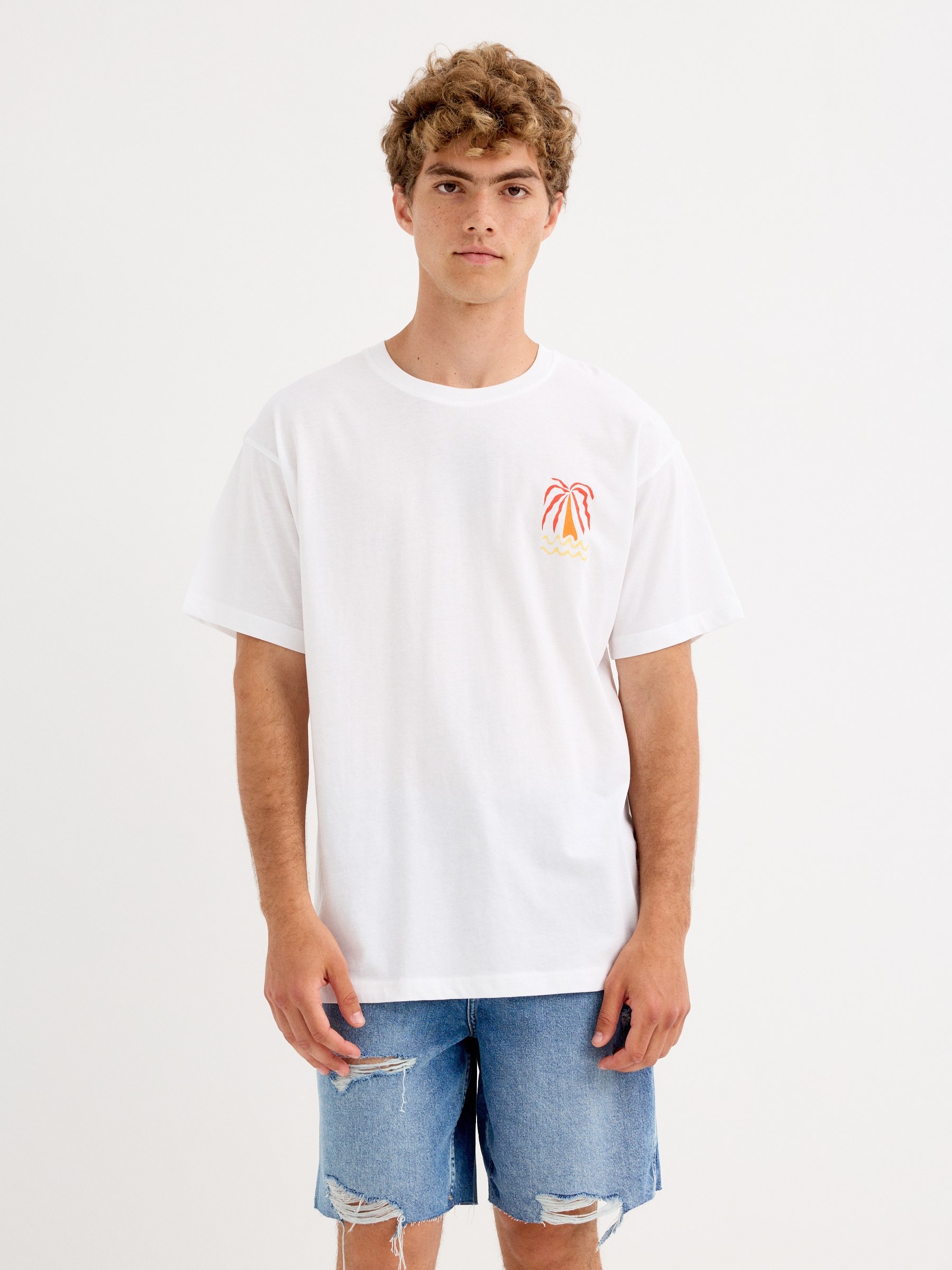 Holly Days T-shirt white middle front view