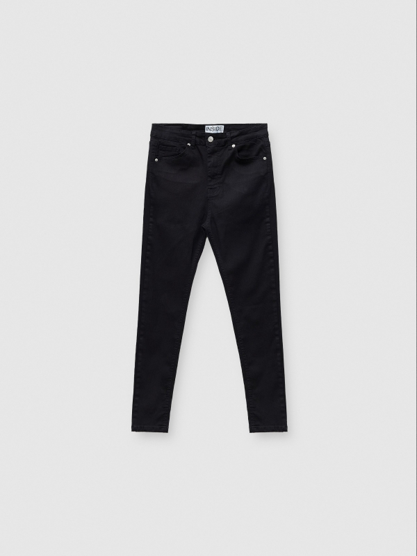 Pantalón básico skinny negro vista detalle