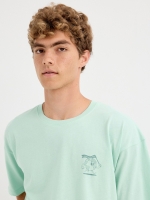 %Pto% Save the Planet T-shirt sea green
