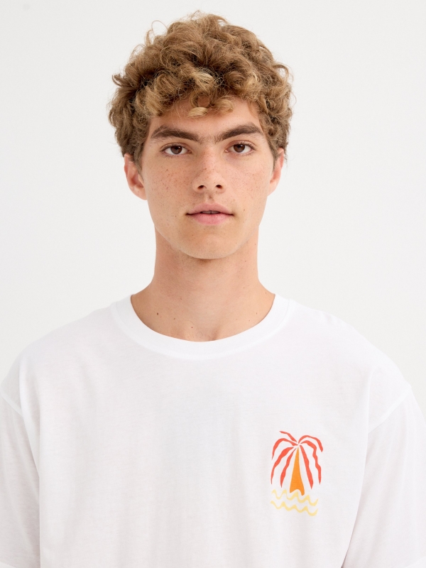  Camiseta Holly Days blanco