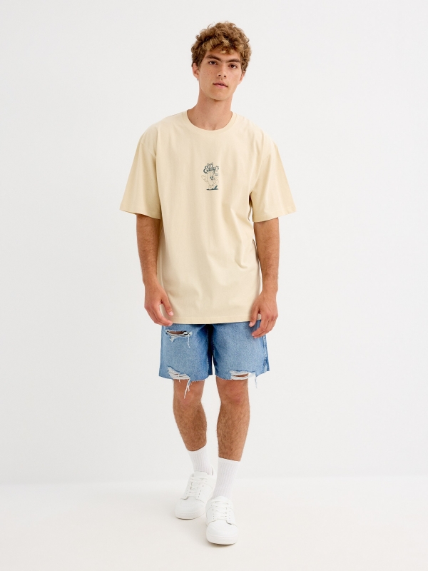 Uncle Eddy T-shirt sand front view