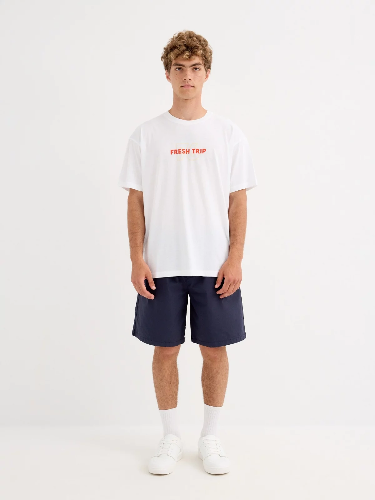Fresh Trip T-shirt white general front view