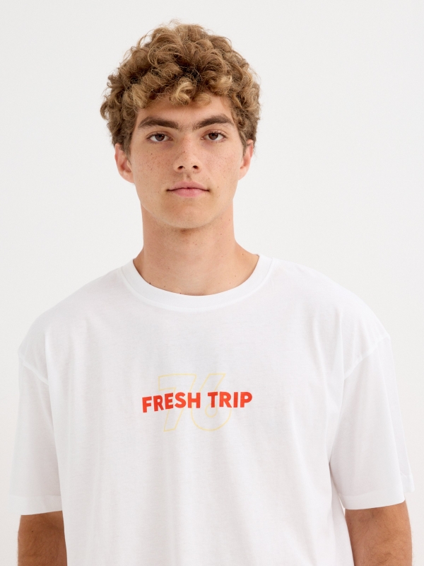  Camiseta Fresh Trip blanco