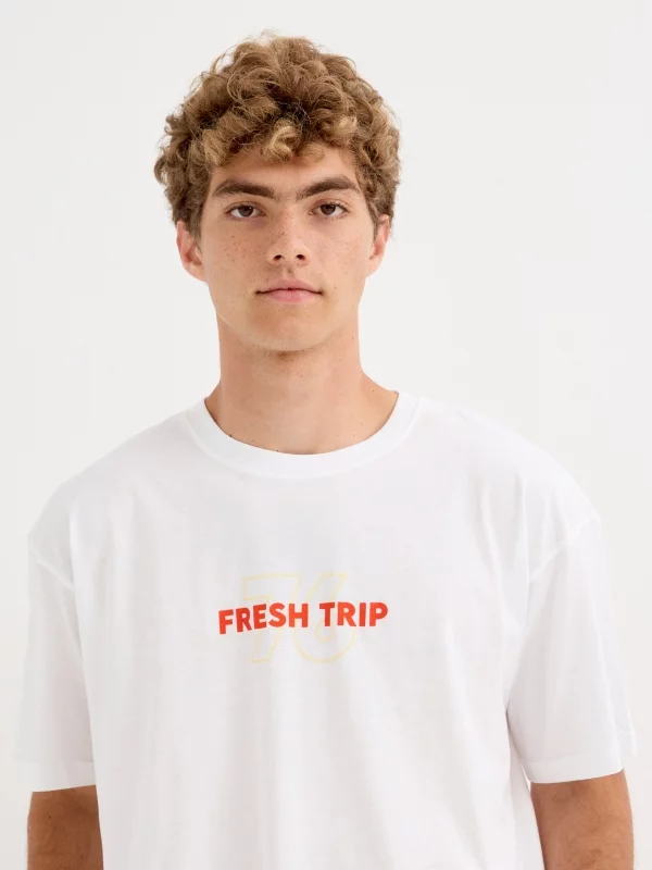 Fresh Trip T-shirt white detail view