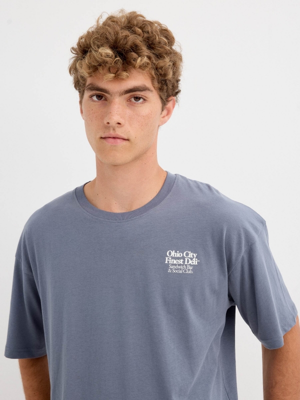  Sandwich T-shirt blue