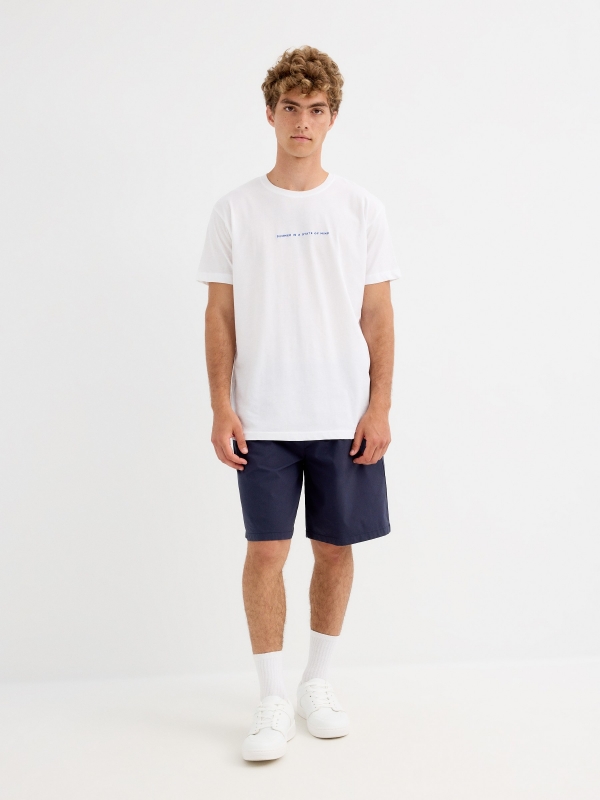 Summer state of mind T-shirt white front view