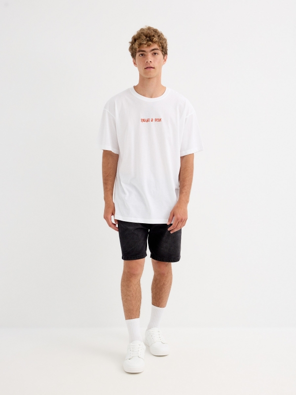 Palm & Sun T-shirt white front view