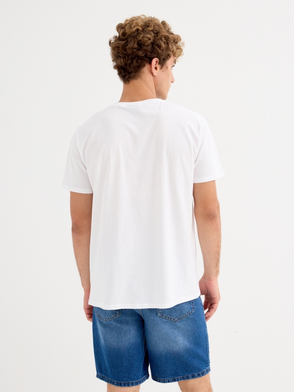Star Wars T-shirt white middle back view