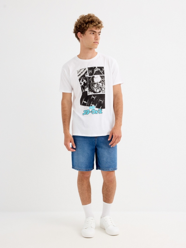 Star Wars T-shirt white front view