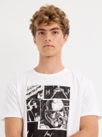 %Pto% Camiseta Star Wars blanco