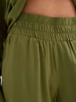 %Pto% Pantalón wide leg verde