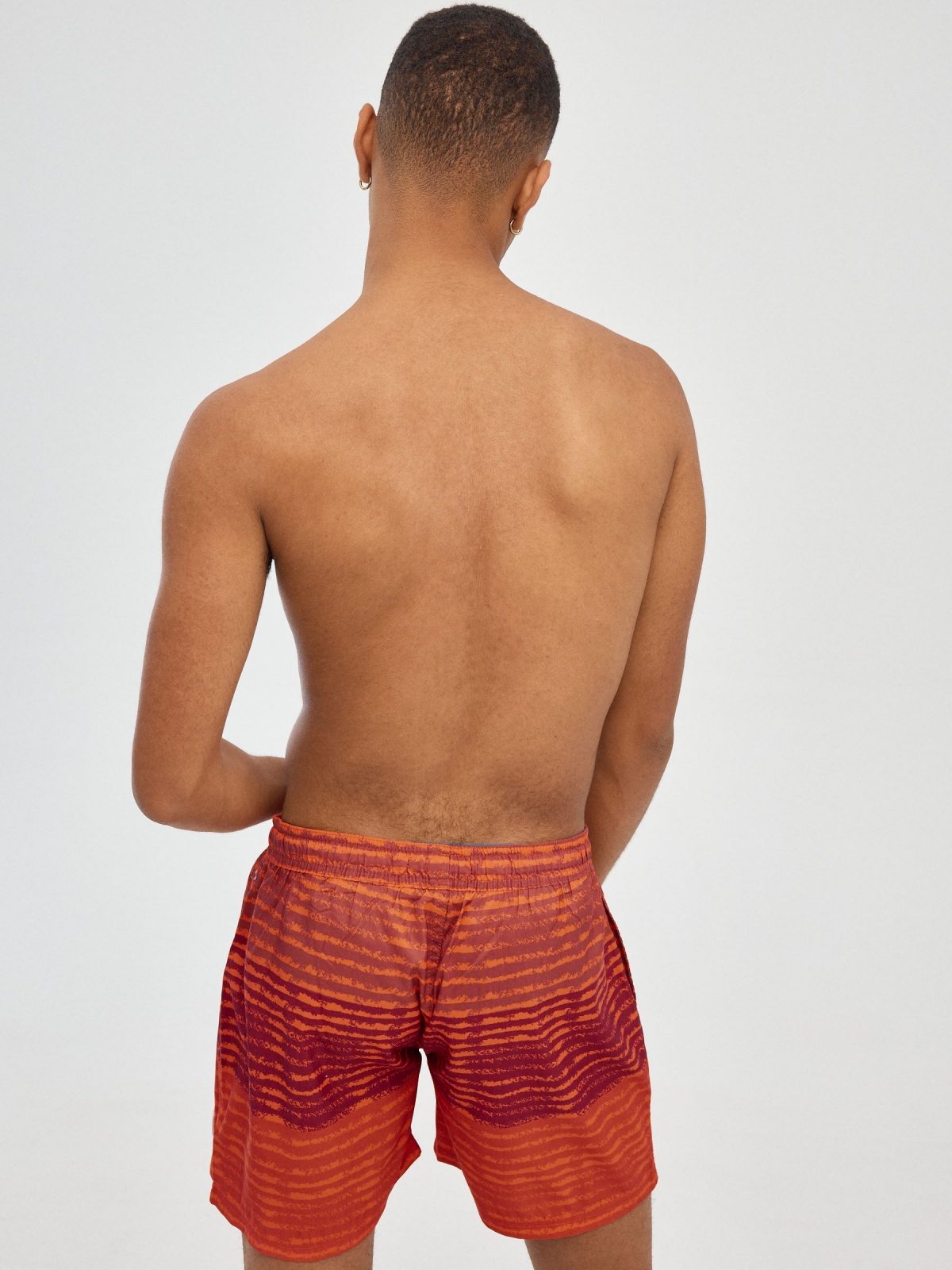 Slip on juta areia areia vista frontal 45º