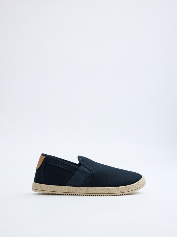 Slip on yute azul azul marino